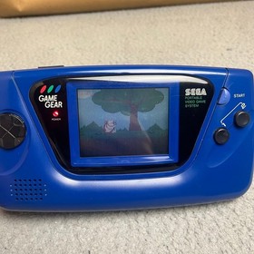 Rare Blue Sega GameGear with Games & Accessories