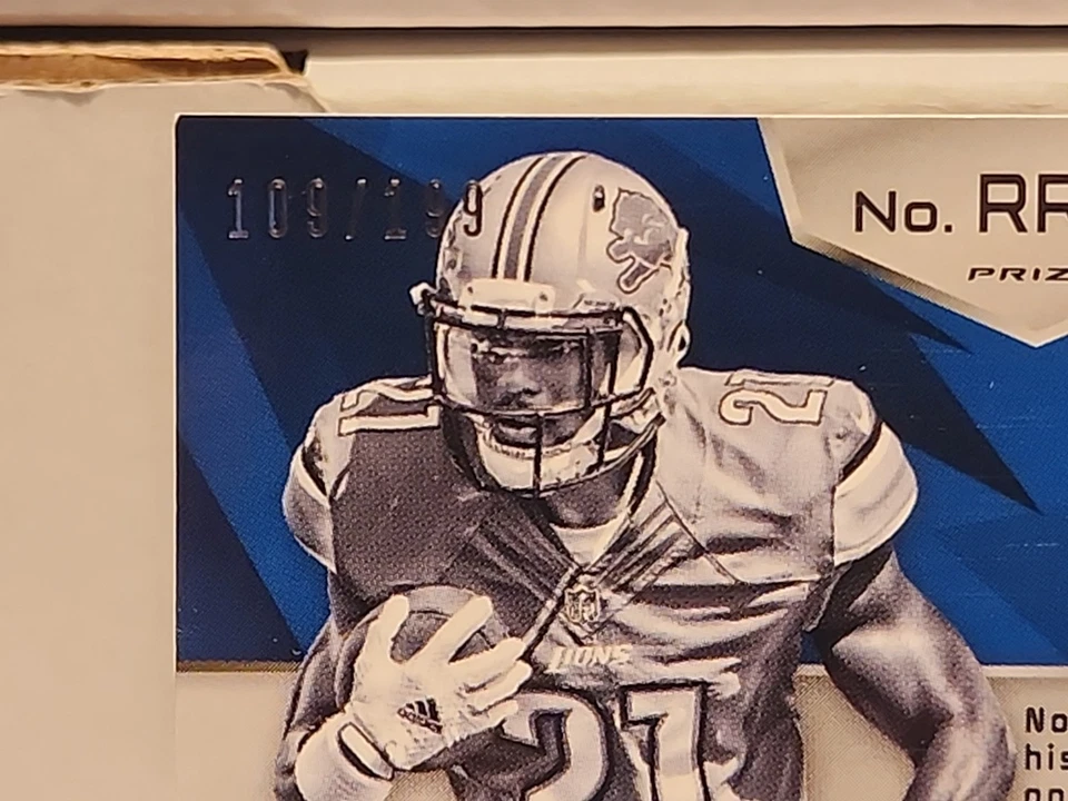 2015 Panini Spectra - Rising Rookie Ameer Abdullah #RR-AA /199 (RC) [L1] - Image 3 of 3