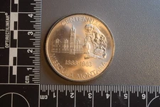 1883-1983 STERLING SILVER CENTENNIAL MISSOULA MONTANA COMMEMORATIVE COIN