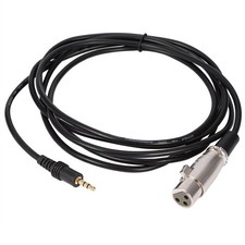 10FT XLR to 3.5mm Audio Cable, 3 Pin Female to Male Jack Microphone Cord - 3M