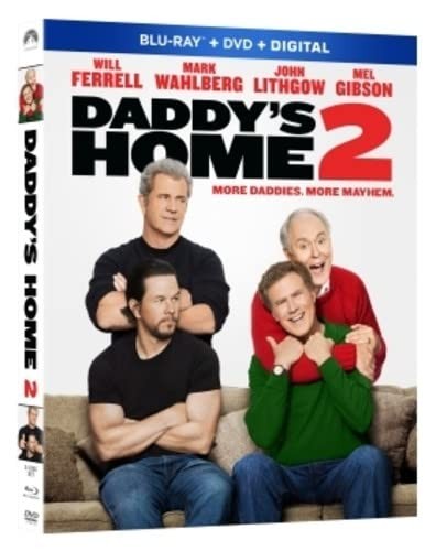 Daddy's Home 2 (Blu-ray) Mark Wahlberg Will Ferrell Mel Gibson John Lithgow
