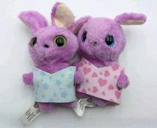 Little Live Pets Scruff-a-Luvs Families Purple Baby Bunnies Puppy Purple Heart