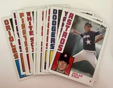 1984 Topps Super 5x7 Jumbo Cards - Pick Your Player