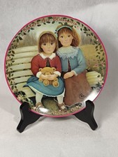 Bradford Exchange 'Sisters Are Blossoms' By Poulin 1995 Kindred Moments Plate