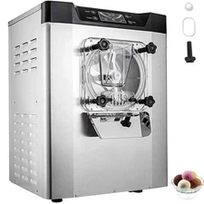 20L/H Frozen Hard Ice Cream Machine LCD Display Commercial Yogurt Maker