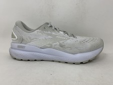 Women's Brooks Ghost 16, White/White/Grey, 8.5 B Medium US