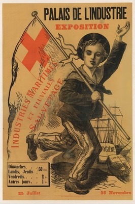 Palais de l'Industrie Expo Poster  ️ - Late 19th Century Style 16x24  - Rare
