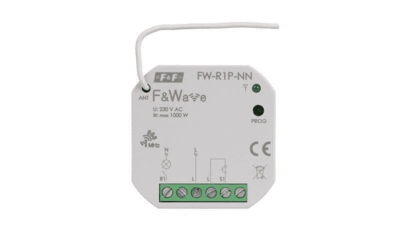 Wireless single multifunction relay, for FW FW-R1P-NN