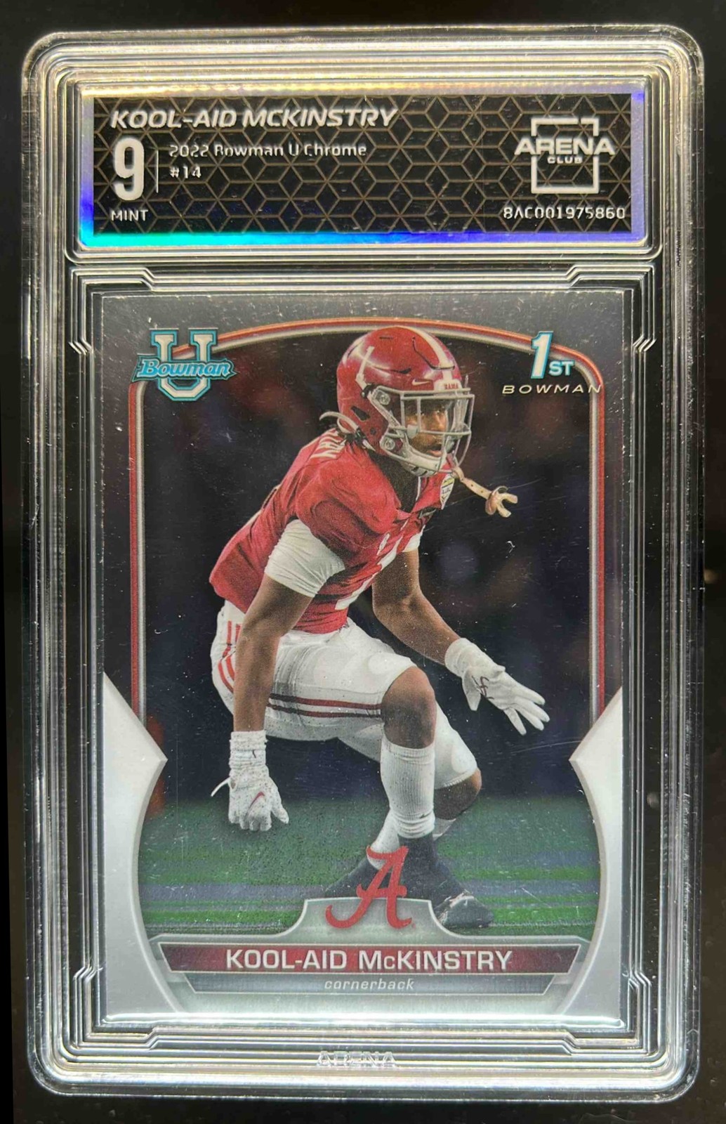 2022 Bowman U Chrome Kool-Aid McKinstry #14 Crimson Tide AC 9