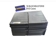 Vintage BLOCKBUSTER Empty DVD Rental Cases Authentic ZenithPac Lot Of 18