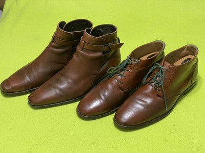 2 Paare Herren Halbschuhe v. Hilfiger u. Stiefeletten v. Geox, elegant,  Gr. 44
