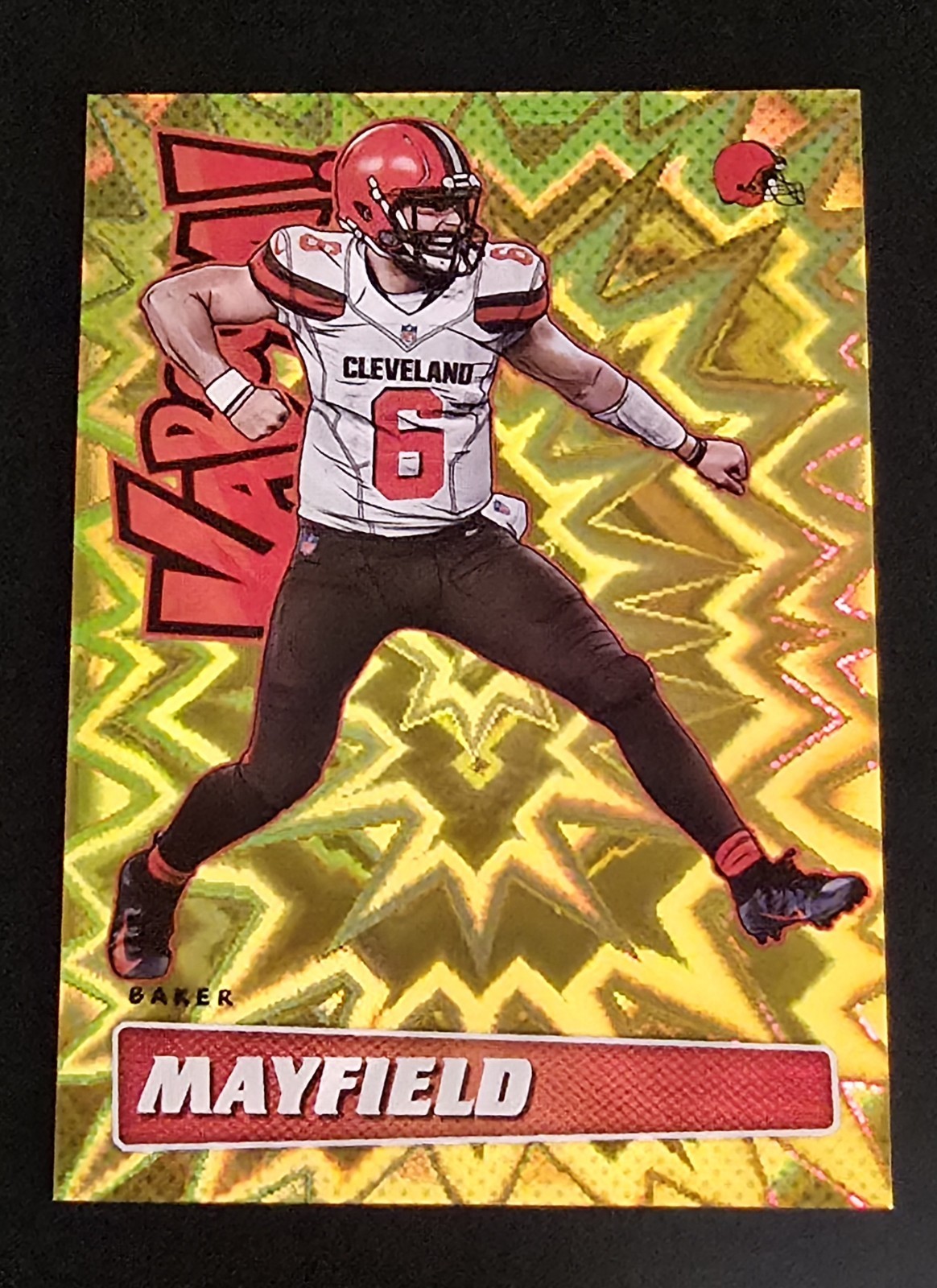 #1/10 Kaboom Baker Mayfield Gold Tampa Bay Bucs 2019 Panini Absolute Cle Browns