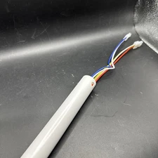 48 Inch White Ceiling Fan Downrod, 1"D Ceiling Fan Extension Rod No Threads