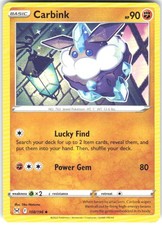 Carbink 108/196 Lost Origin LOR LP Pokemon Card TCG