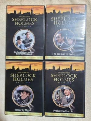 Sherlock Holmes: 4  Movies, Terror By Night/the Woman In Green/Prelude To Murder