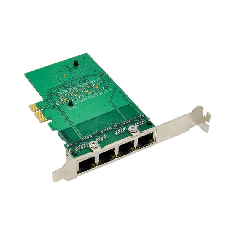 4 Port Gigabit Ethernet PCIe X1 Network Adapter Card VLAN Server NIC RTL8111F - Image 4 of 4