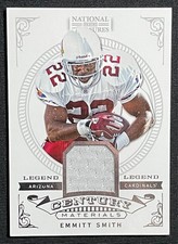 2012 Panini National Treasures Emmitt Smith Legend Century Materials 01/25