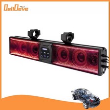 26'' RGB Lights UTV Sound Bar SxS Bluetooth Speaker System for Can Am X3 Polaris