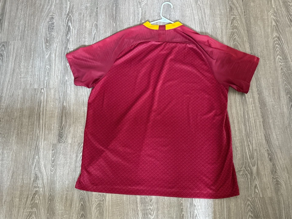 Camiseta de fútbol 2018 auténtica Nike AS Roma Home XXL USADA EN EXCELENTE ESTADO envío rápido Foto 4 de 4