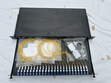 RS PRO Single Mode Duplex Fibre Optic PatchPanel With 24 Ports Populated, 1U