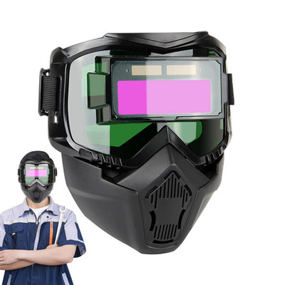 1x Automatische Verdunkelung Schweißhelm Schweißermaske Schweißen Löten Schutzmaske