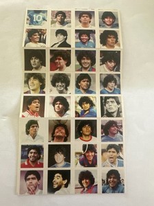 Figurine Maradona N°13 Argentine 1986 - France 98 DS Glitter (NEUF, TRÈS RARE)