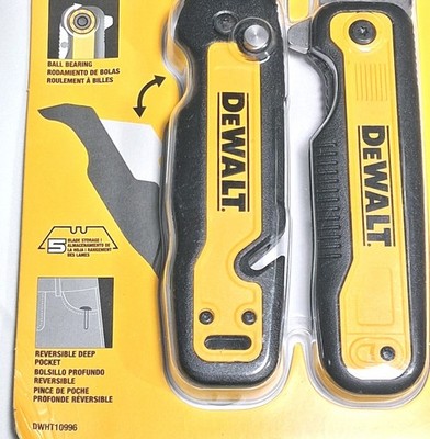 DeWalt Push and Flip Folding Utility & Pocket Knife Set DWHT10996