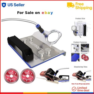45 Degree Tile Chamfering Tool Stainless Steel Angle Grinder Stand for Tile C...