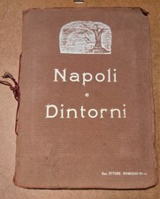 Antiquarisches Album Napoli e Dintorni 1920 Ettore Ragozino komplett selten