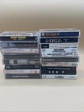 Lot Of 18 Vintage Cassette Tapes Music R B Rap Hip Hop Bobby Brown Kriss Kross