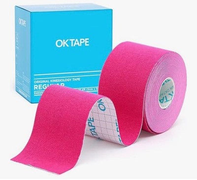 4x Kinesiologie Tape 5cm x 5m Sport Tape Muskel Support Physio Band Pink