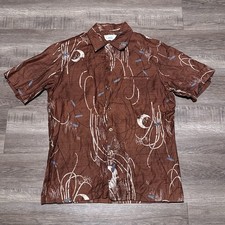 Vintage Andrade Hawaiian Shirt 1960s Collar Loop Retro Men's Size Medium M