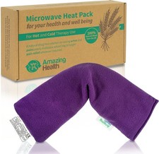 Microwavable Heating Pad for Neck, Back  Shoulders - Heating Bean Bag Microw...
