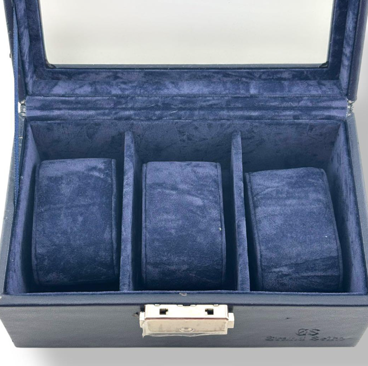 Grand Seiko Watch Case Box For 3 Watches blue Limited Novelty