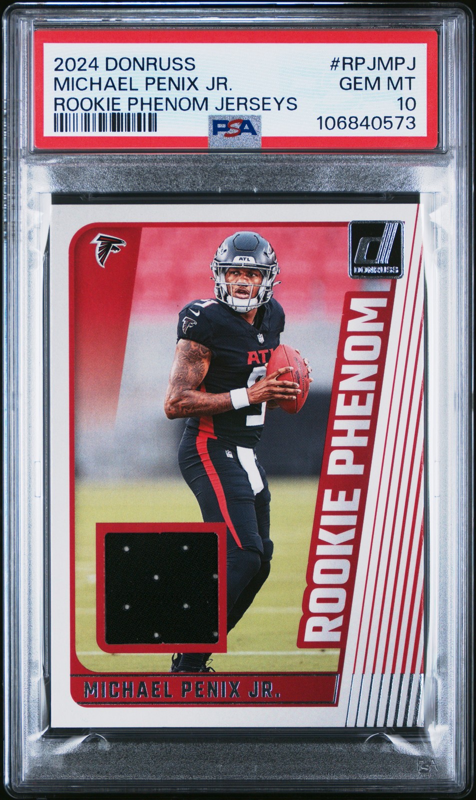 Michael Penix Panini Donruss Rookie Phenom Jerseys #RPJMPJ Base