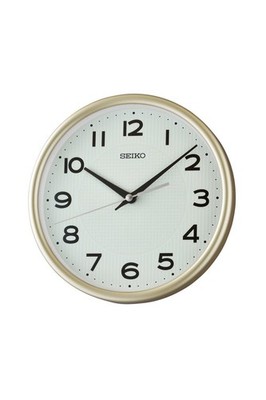 Seiko zeitlose goldene Lumibrite 22cm Wanduhr QXA836G