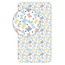 Disney Mickey Letters Spannbetttuch 90x200 cm