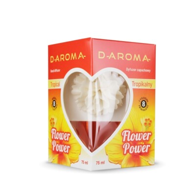 Duftdiffusor mit Blume D-aroma Flower Power 75ml Tropical - Lufterfrischer