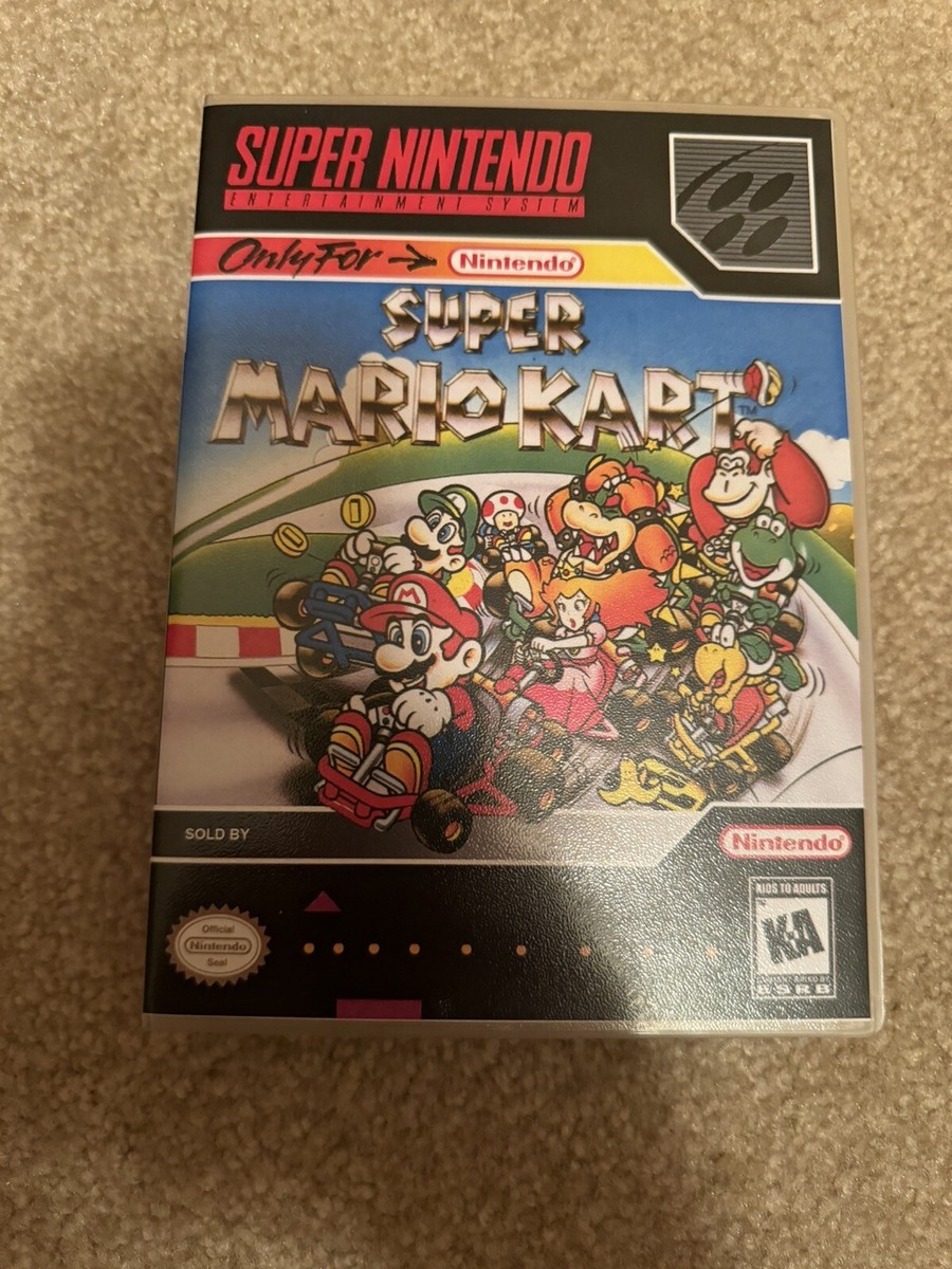 Super Mario Kart Sur SNES - Version NTSC-U (USA/Canada)