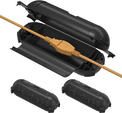 BN-LINK 2Pack Outdoor Extension Cord safety Cover Waterproof, Weather Resistant