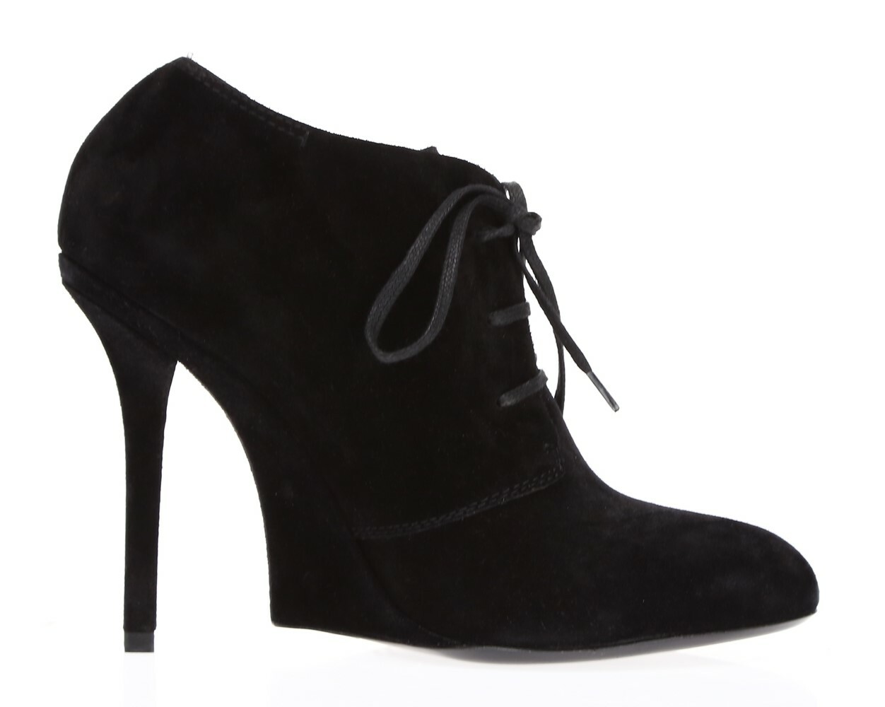 Stivaletti Yves Saint Laurent donna Fatale neri scamosciati tacco misura 37 5