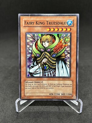 Yugioh Fairy King Truesdale TFK-EN001 Super Rare Unlimited Edition HP