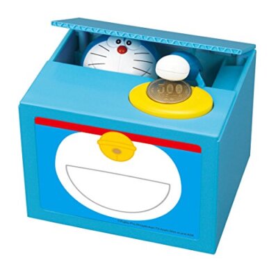 Doraemon Bank Piggy Bank Coin Box Sound Gimmick Moving Figure Japan Other