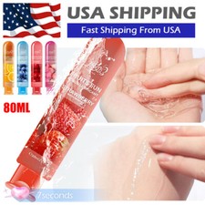 Edible Sex-Lube-Lubricant Fruit Flavor Gel Mild Oral Sexual Massage Oil Adult