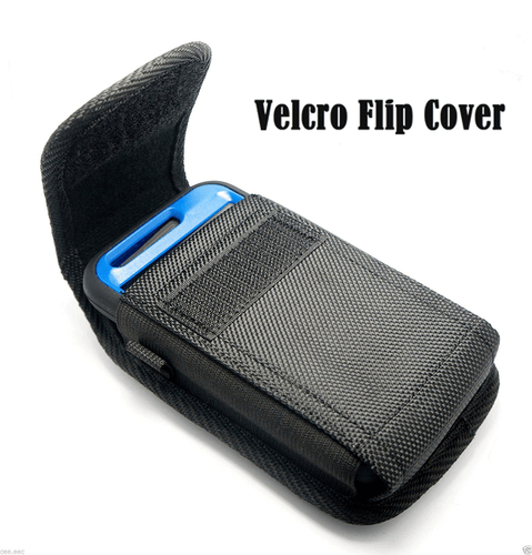 For iPhone SE (2022) 5S 5 5C RUGGED Black Nylon Pouch Holster Belt Loop Case - Picture 4 of 8