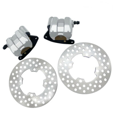 Front Brake Calipers & Brake Rotors for Yamaha Grizzly 350 400 450