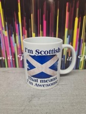 I'm Scottish that means I'm awesome mug gift mug birthday