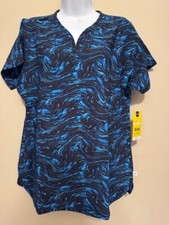 6267 - STSP Starry Sprinkle Print Scrub Top By Wonder Wink