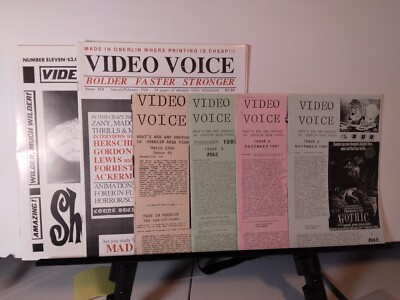 VIDEO VOICE MAGAZINE 6 ISSUE SET