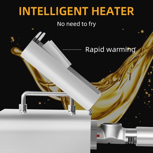 Automatic Oil Press Machine 840W for Home Commercial, Press and Fry 2 in 1, High - Picture 8 of 8